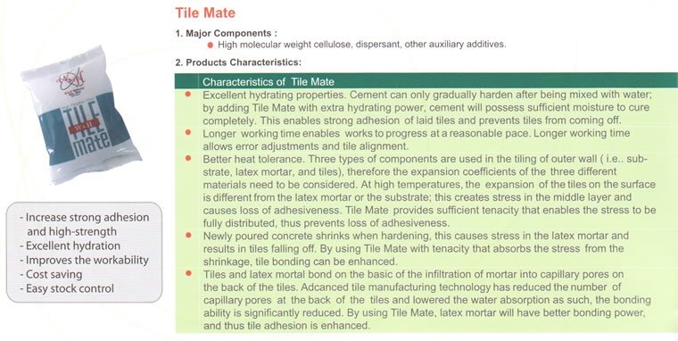 Mortar and Plastering Additives